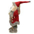 Фото #3 товара Weihnachtsmann Deko-Figur 37cm rot/grau