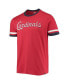 Фото #2 товара Men's Red Distressed St. Louis Cardinals Team Name T-shirt