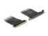 Delock Riser Karte PCI Express x16 Stecker zu Slot 90 gewinkelt mit Kabel - Cable - 0.6 m