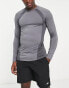 Фото #2 товара Футболка HIIT Light Grey with Mesh Insets