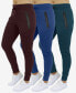 Фото #1 товара Брюки спортивные Galaxy by Harvic женские Утягивающие из флиса, Пакет из 3