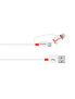 SKROSS 2.700200-E - 1 m - USB A - Micro-USB B/Lightning - Male/Male - White