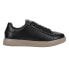 Фото #1 товара Crevo Waltham Lace Up Mens Black Casual Shoes CV2444-001