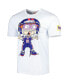 Men's and Women's Freeze Max White Rugrats Wide Open Football T-shirt