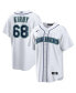 Men's George Kirby White Seattle Mariners Home Replica Jersey