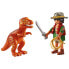 PLAYMOBIL Duo Adventurer Pack With T-Rex