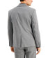 Фото #6 товара Men's Slim-Fit Gray Solid Suit Jacket, Created for Macy's