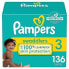 Фото #1 товара Pampers Swaddlers Active Baby Diapers Enormous Pack - Size 3 - 136ct