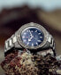 ფოტო #2 პროდუქტის Men's Swiss Automatic Captain Cook Diver Silver Ceramic Bracelet Watch 43mm