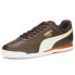 Puma Roma Basic + Mens Brown Sneakers Casual Shoes 36957143