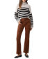 ფოტო #3 პროდუქტის Women's Vintage Bootcut Corduroy Pants