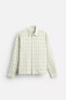 TEXTURED CHECK SHIRT