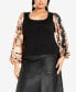 ფოტო #1 პროდუქტის Plus Size May Soft Square Neck Sweater