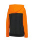 Women's Orange Cincinnati Bengals Color-Block Full-Zip Hoodie