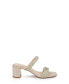 Фото #2 товара Women's Heat Block Heel Slide Evening Sandals