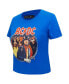 Фото #2 товара Women's Royal AC/DC Highway to Tour 1979 Baby Doll Cropped T-Shirt