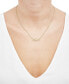 ფოტო #2 პროდუქტის Diamond Basketball Mom Pendant Necklace (1/20 ct. t.w.) in Sterling Silver or 14k Gold-Plated Sterling Silver, 16" + 2" extender