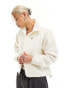 Фото #1 товара The North Face Denali Ripstop fleece jacket in off white