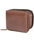 Men's Bellagio Collection Zippered Bifold Wallet with Removable Pass Case