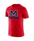 Фото #3 товара Men's Red Ole Miss Rebels Baseball Logo Stack Legend Performance T-shirt