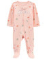 Baby Little Sister 2-Way Zip Cotton Sleep & Play Pajamas 6M