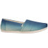 Фото #1 товара TOMS Alpargata Slip On Flat Womens Blue Flats Casual 10016236-400T