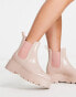 ASOS DESIGN Gadget chunky chelsea rain boots in beige