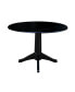 International Concept 42" Round Dual Drop Leaf Pedestal Table