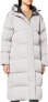 Фото #2 товара Женское стеганое длинное пальто-пуховик с капюшоном Superdry