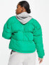 Фото #3 товара Pimkie padded jacket in bright green