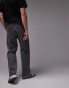 ARKET Mist low rise baggy wide leg jeans in washed grey