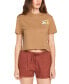 ფოტო #1 პროდუქტის Juniors' Pocket Dial Graphic Print Cotton T-Shirt