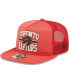 Фото #2 товара Men's Red Toronto Raptors Logo A-Frame 9Fifty Trucker Snapback Hat