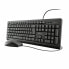 Keyboard and Mouse Trust TKM-250 Black Spanish Qwerty