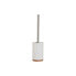 Toilet Brush Home ESPRIT White Silver Natural Resin Bamboo 9 x 9 x 37 cm