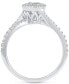 Фото #13 товара Кольцо Macy's Diamond Pear-Shaped Cluster Bridal Set