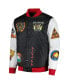 ფოტო #3 პროდუქტის Men's and Women's Black Def Leppard Bomber Full-Snap Jacket