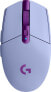 Фото #1 товара Logitech G G305 LIGHTSPEED Wireless Gaming Mouse - Right-hand - Optical - RF Wireless + Bluetooth - 12000 DPI - 1 ms - Lilac