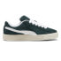 Фото #3 товара Puma Suede Xl Hairy Lace Up Mens Green Sneakers Casual Shoes 39724102