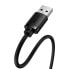 Przedłużacz kabla przewodu USB 3.0 0.5m czarny