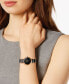 ფოტო #5 პროდუქტის Women's Swiss Centrix Diamond Accent Black High-Tech Ceramic and Rose Gold-Tone PVD Stainless Steel Bracelet Watch 28mm R30555712