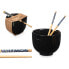 Фото #3 товара Тарелка черная из бамбука Kinvara Bowl 24 x 10,7 x 13,3 см. Трости азиатско-восточные 12 шт.