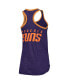 Фото #4 товара Women's Purple Phoenix Suns Showdown Burnout Tank Top