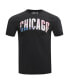 Men's Black Chicago Cubs Cityscape T-Shirt