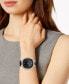 ფოტო #6 პროდუქტის Women's Diamond (1/3 ct. t.w.) Rubaiyat Stainless Steel & Black Ceramic Bracelet Watch 35mm