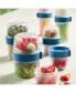 Фото #4 товара Easy Essentials Twist Two Way Food Storage Container Set, 12-Piece, Clear