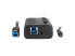 Natec MANTIS - USB 2.0 Type-B - USB 3.2 Gen 1 (3.1 Gen 1) Type-A - 5000 Mbit/s - Черный - Акрилонитрилбутадиенстирол (ABS) - USB