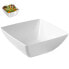 Фото #2 товара Миска квадратная из меламина для продуктов питания белая 27x27 см Hendi