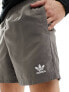 Adidas Originals swim shorts in charcoal Charcoal/White, S - фото #5