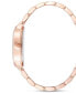 ფოტო #2 პროდუქტის Women's Rose Gold-Tone Bracelet Watch 37mm, Created for Macy's